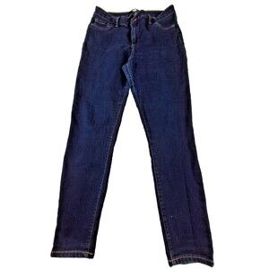 d.jeans Women's Skinny Jeans 12P Dark Wash Stretch Denim Petite